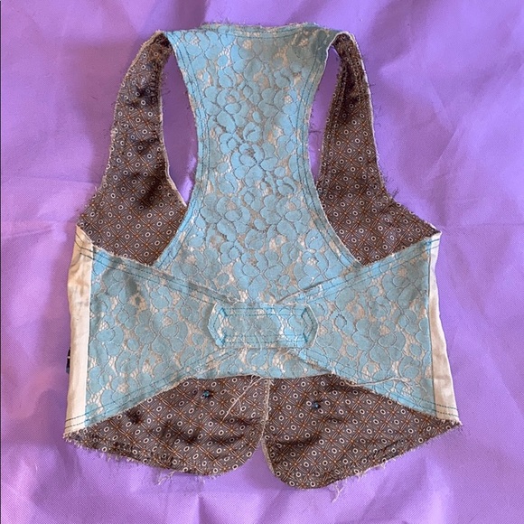 Custo Barcelona lace and satin vest - Picture 3 of 3